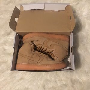 Wheat Nike Air Force ones